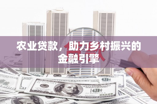 勉县农业贷款，助力乡村振兴的金融引擎