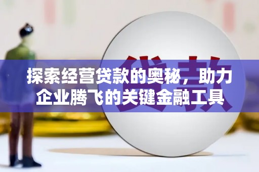 青阳探索经营贷款的奥秘，助力企业腾飞的关键金融工具