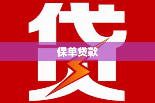 卧龙保单贷款