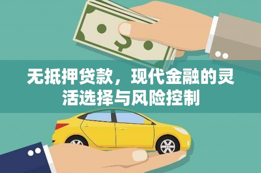 埌东无抵押贷款，现代金融的灵活选择与风险控制