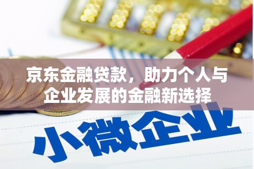 横沥京东金融贷款，助力个人与企业发展的金融新选择