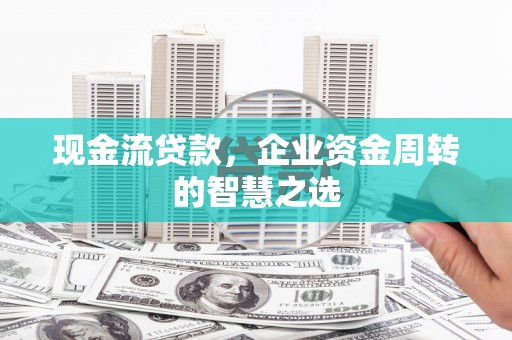 电白现金流贷款，企业资金周转的智慧之选