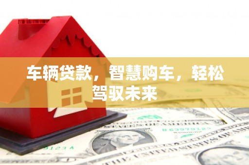 从江车辆贷款，智慧购车，轻松驾驭未来