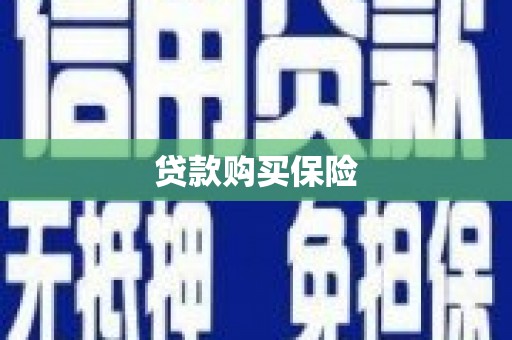 燕巢贷款购买保险